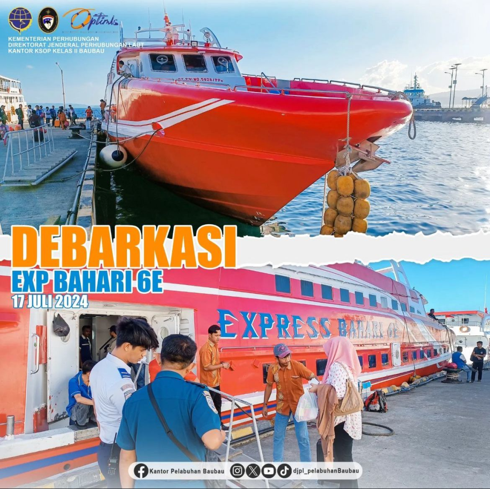 DEBARKASI EXPRESS BAHARI 6E 17 JULI 2024