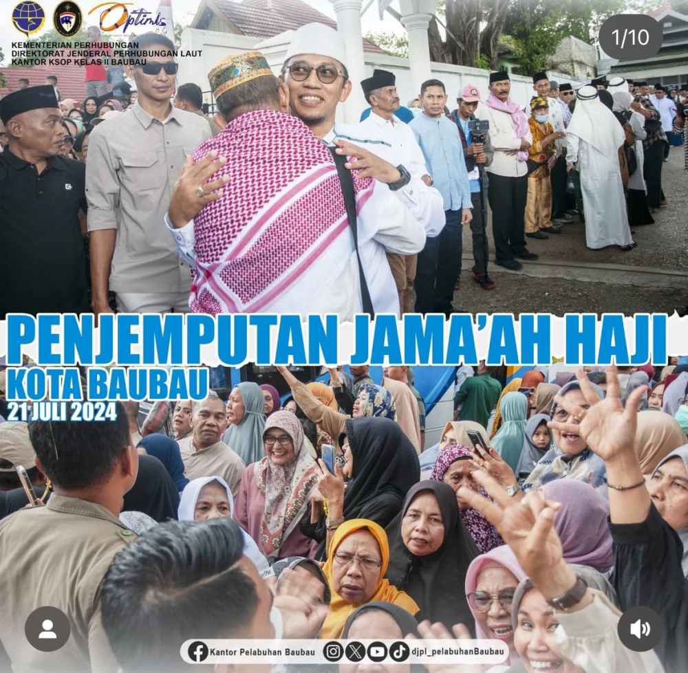 Penjemputan Jama'ah Haji Kota Baubau
