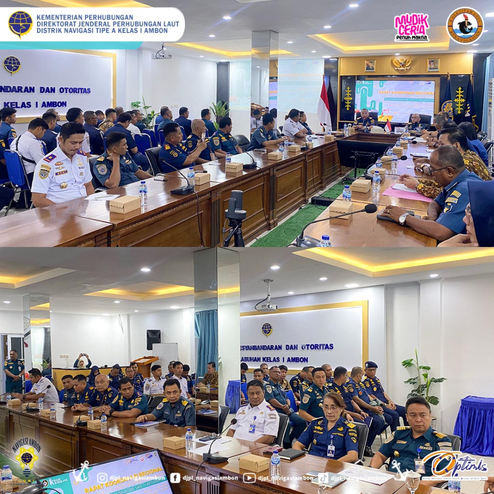 RAPAT KOORDINASI REGIONAL DI LINGKUNGAN DIREKTORAT JENDERAL PERHUBUNGAN LAUT