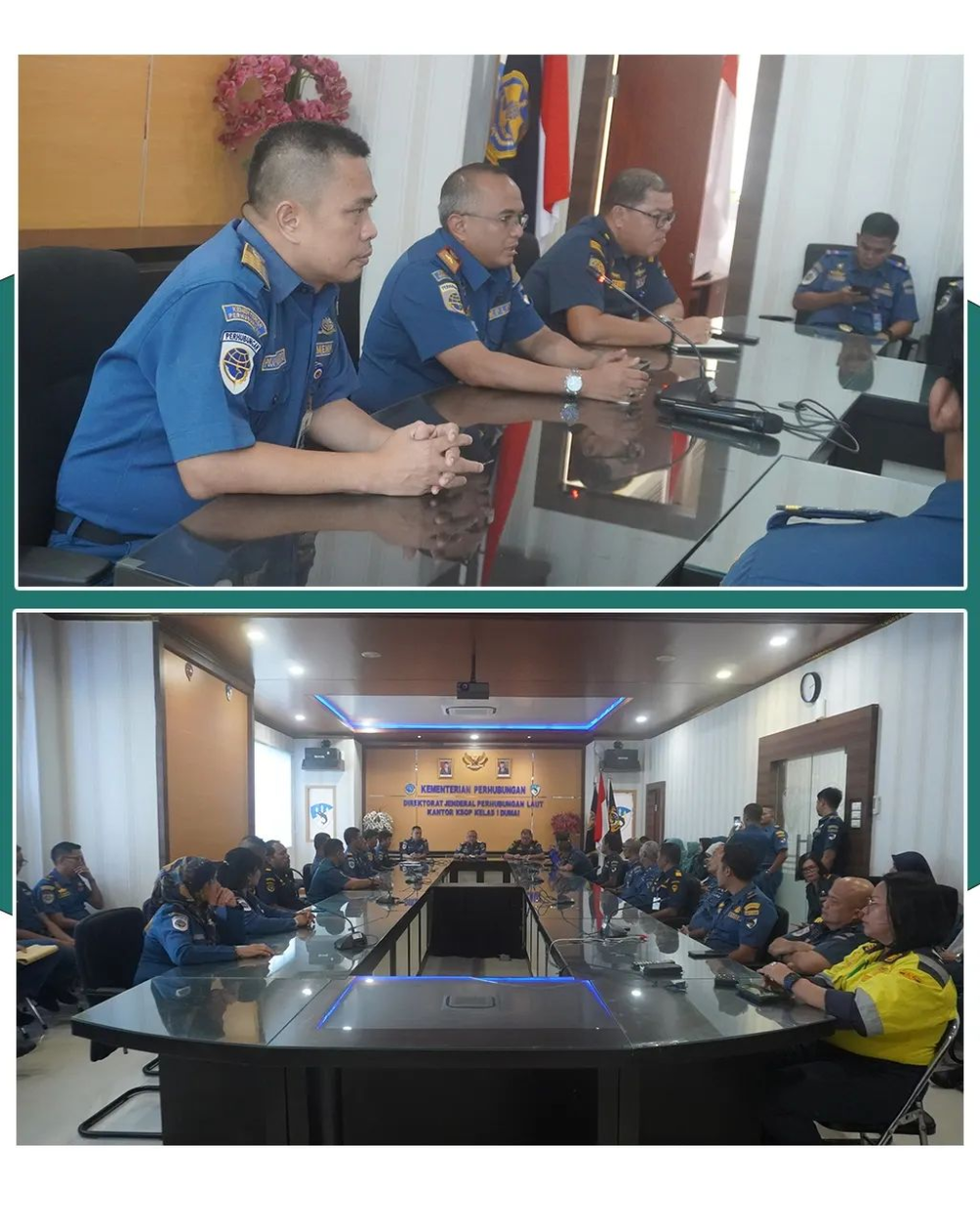 Rapat Evaluasi Kegiatan Kantor KSOP Kelas I Dumai Bulan Juli 2024