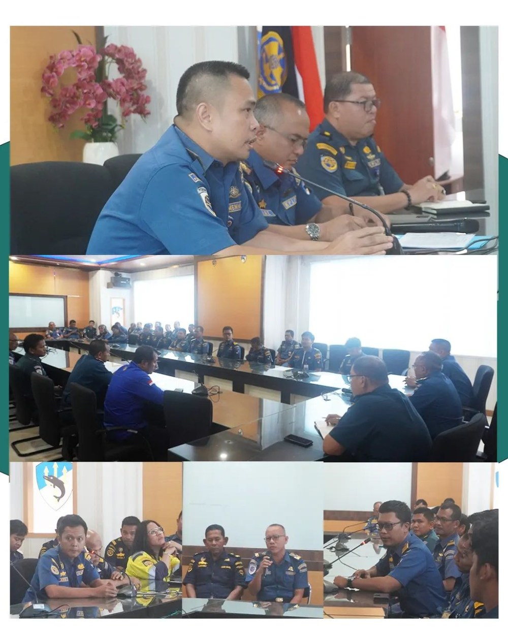 Rapat Evaluasi Kegiatan Kantor KSOP Kelas I Dumai Bulan Juli 2024