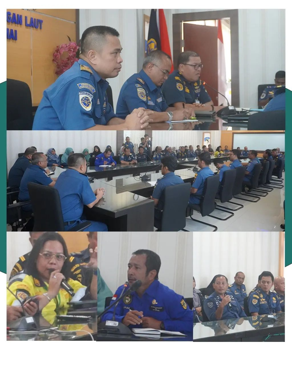 Rapat Evaluasi Kegiatan Kantor KSOP Kelas I Dumai Bulan Juli 2024