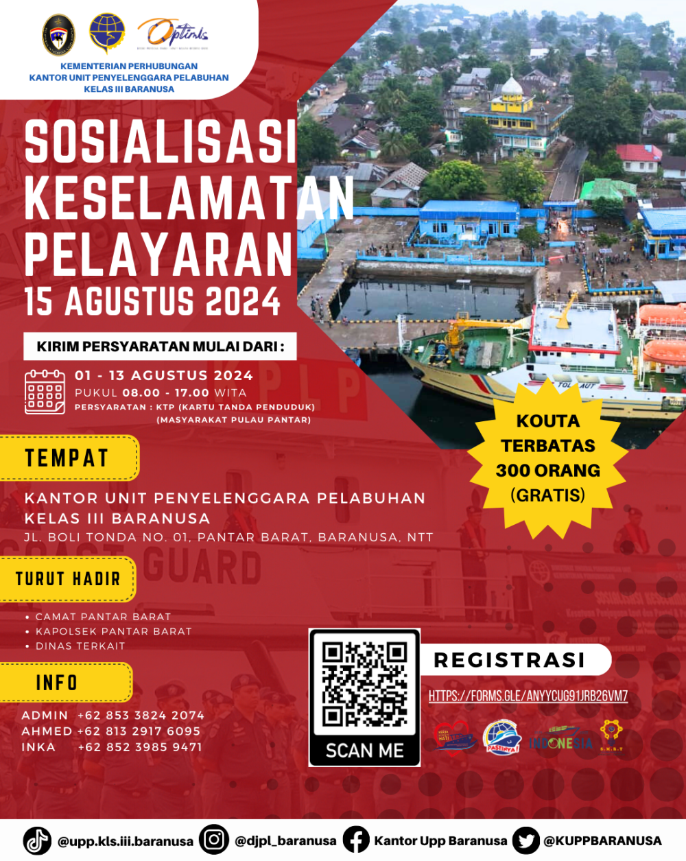 SOSIALISASI KESELAMATAN PELAYARAN DI PERAIRAN BARANUSA