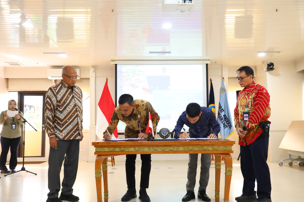 Kemenhub Berikan Hak Konsesi Pengusahaan Jasa Kepelabuhanan Pelabuhan Lelilef Kepada PT. Weda Bay Port