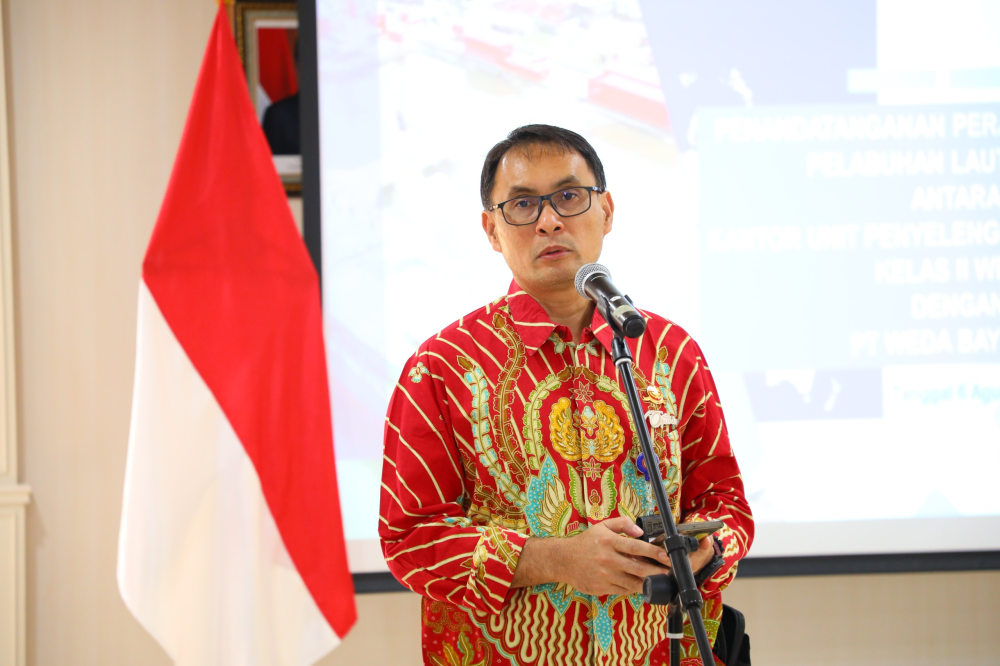 Kemenhub Berikan Hak Konsesi Pengusahaan Jasa Kepelabuhanan Pelabuhan Lelilef Kepada PT. Weda Bay Port