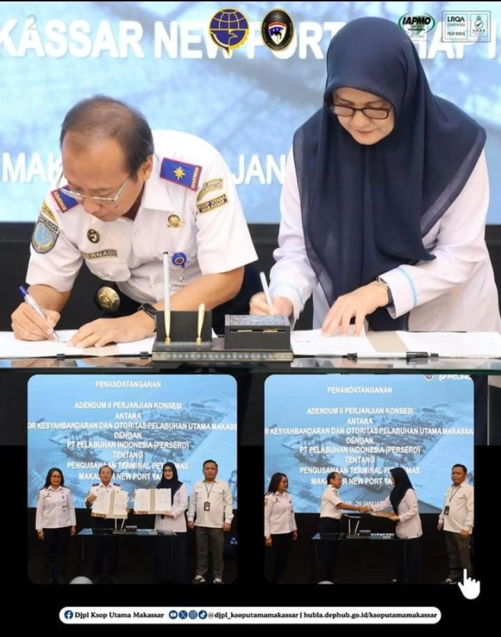 Penandatanganan ADENDUM II PERJANJIAN KONSESI