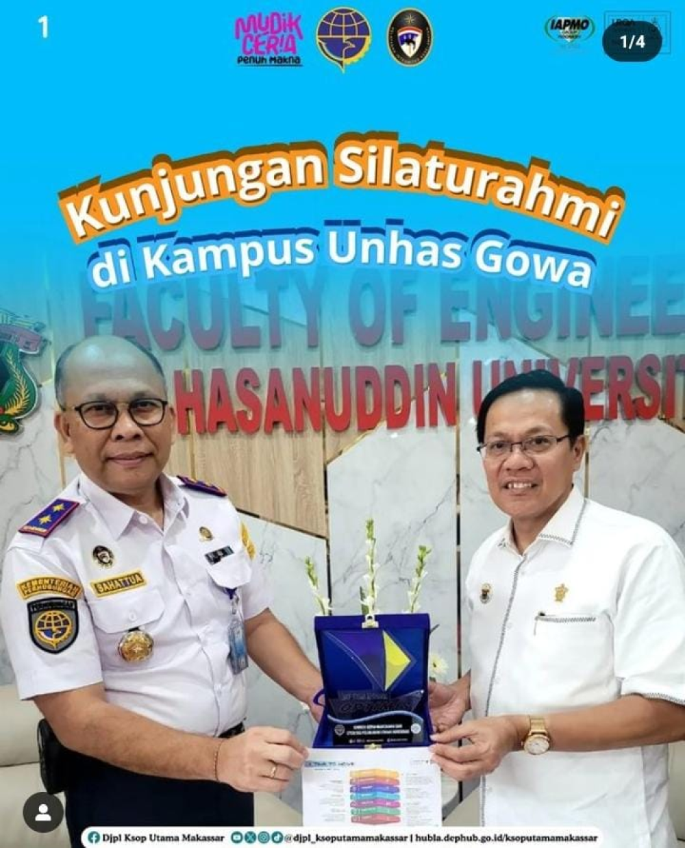 Kunjungan Silaturahmi di Kampus Unhas Gowa
