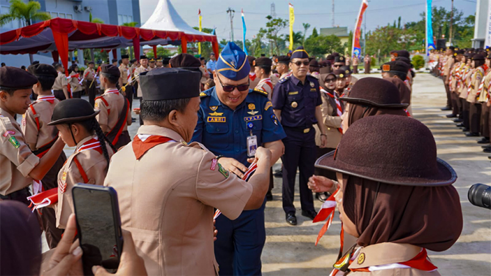 Apel Besar Peringatan Hari Pramuka Ke 63