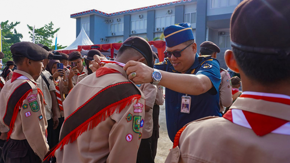 Apel Besar Peringatan Hari Pramuka Ke 63
