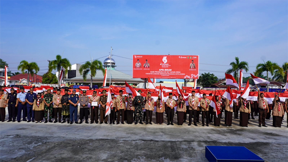 Apel Besar Peringatan Hari Pramuka Ke 63