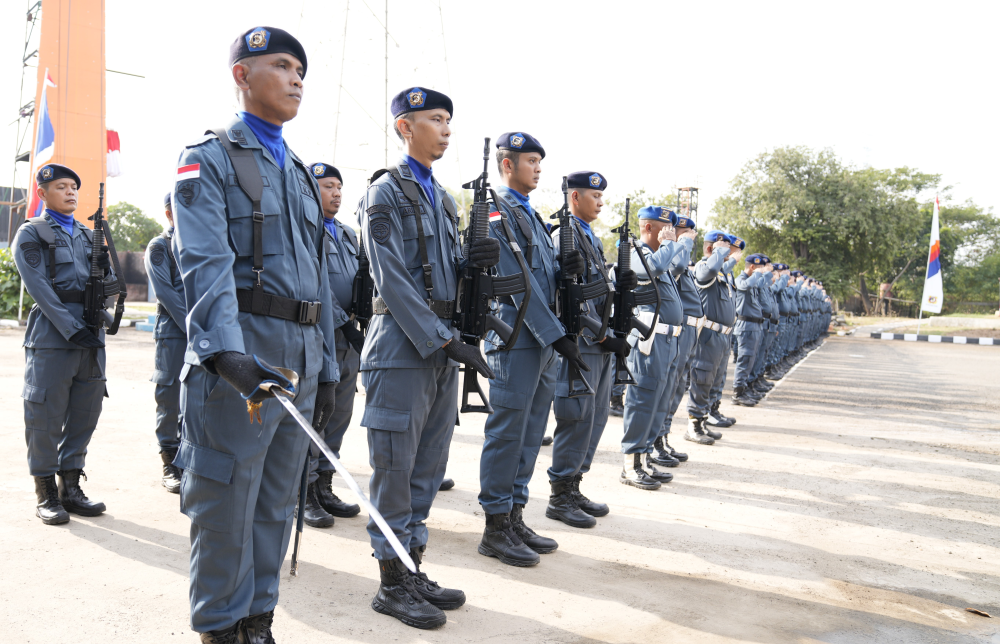 Pangkalan PLP Tanjung Priok (Sea and Coast Guard) Gelar Upacara HUT Ke-79 RI Dengan Meriah Sebagai Komitmen Wujudkan Indonesia Maju