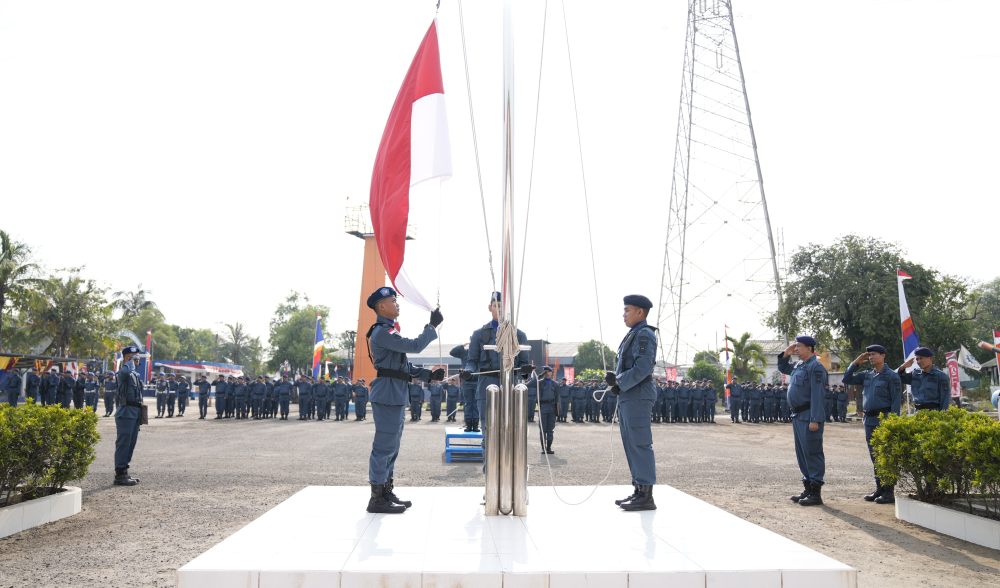 Pangkalan PLP Tanjung Priok (Sea and Coast Guard) Gelar Upacara HUT Ke-79 RI Dengan Meriah Sebagai Komitmen Wujudkan Indonesia Maju