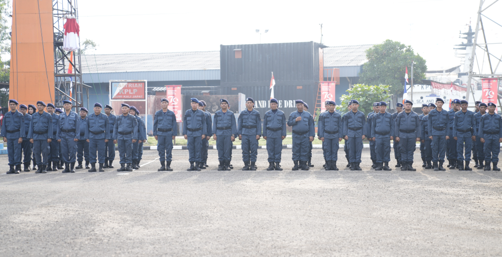 Pangkalan PLP Tanjung Priok (Sea and Coast Guard) Gelar Upacara HUT Ke-79 RI Dengan Meriah Sebagai Komitmen Wujudkan Indonesia Maju