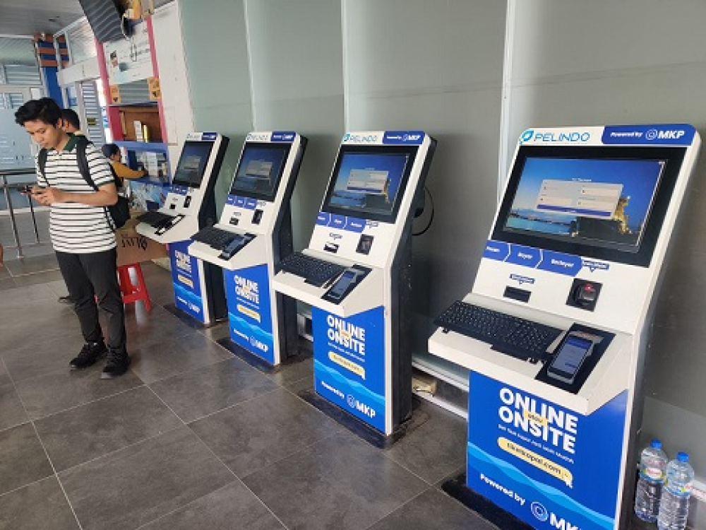 E-ticketing di Pelabuhan SBP Mulai Berjalan, Aplikator Sediakan 4 Mesin Transaksi