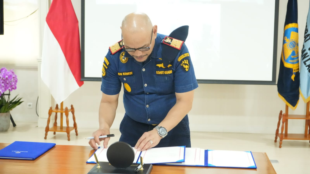 INDONESIA DAN AUSTRALIA TANDA TANGANI MOU TERKAIT PENCEGAHAN DAN PENANGGULANGAN PENCEMARAN LAUT LINTAS BATAS KEDUA NEGARA