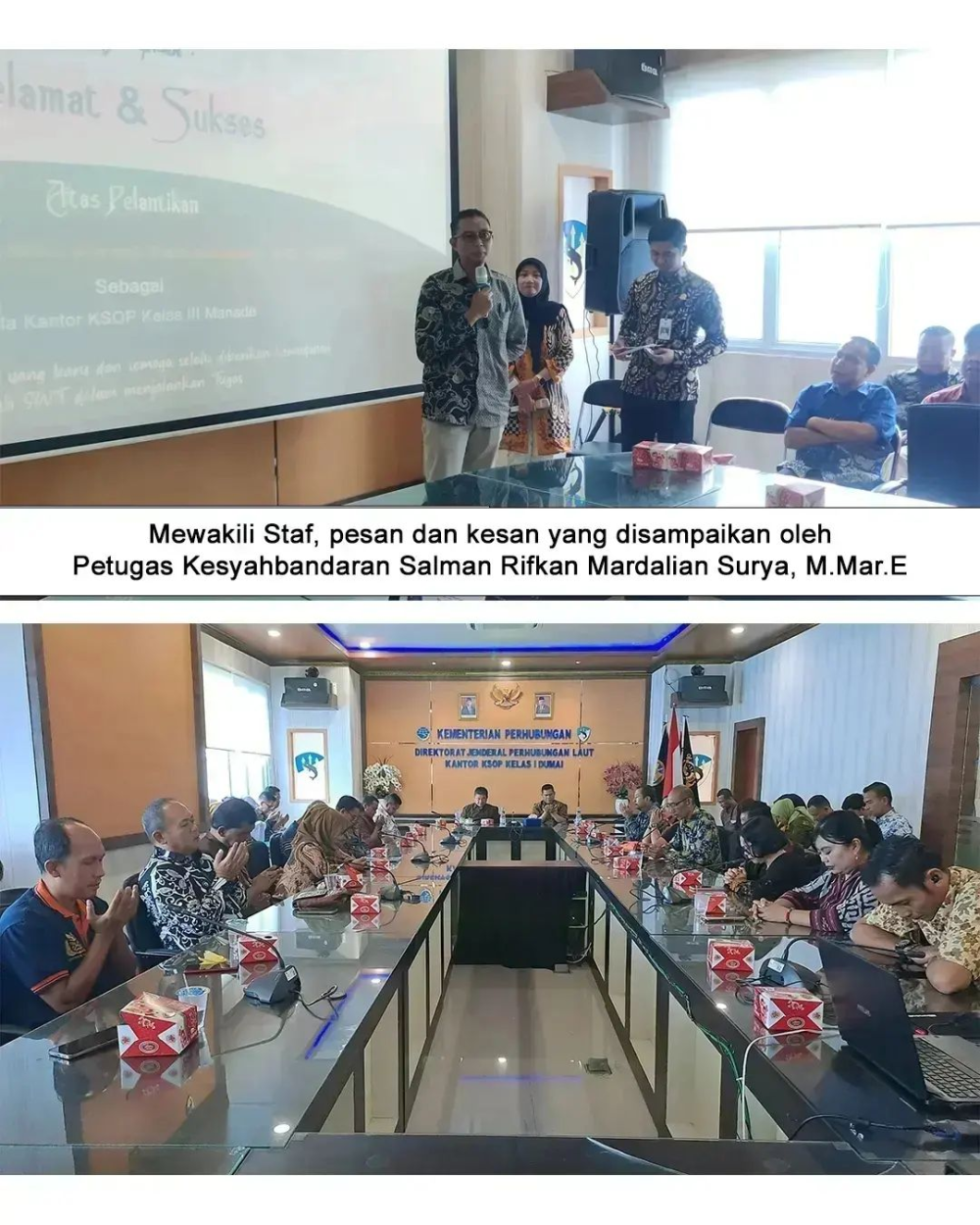 PELEPASAN KEPALA BIDANG KESELAMATAN BERLAYAR, PENJAGAAN DAN PATROLI