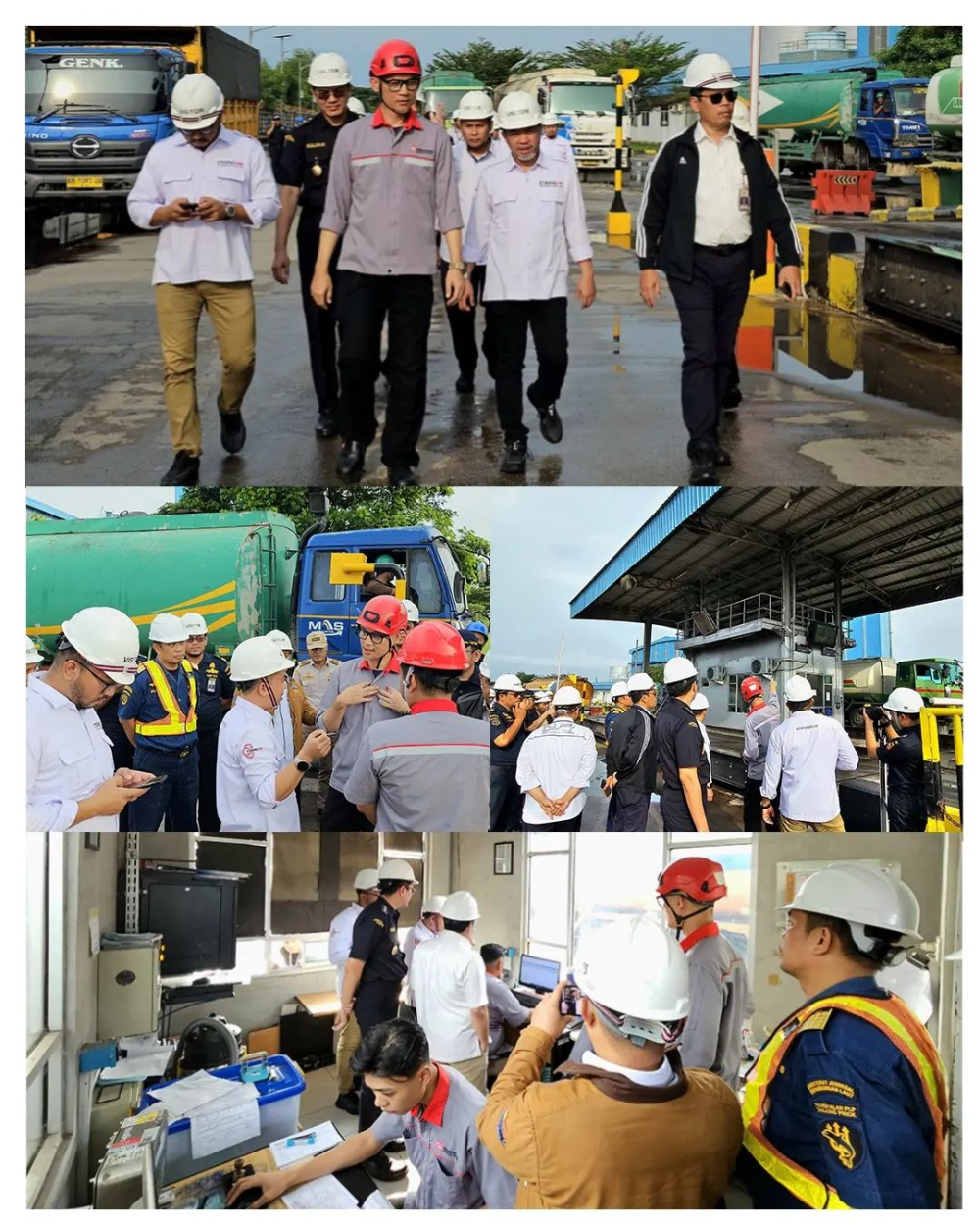RAPAT KOORDINASI DAN PENINJAUAN LAPANGAN AKSI REFORMASI TATA KELOLA PELABUHAN DAN TATA KELOLA PABRIK PENGOLAHAN SAWIT