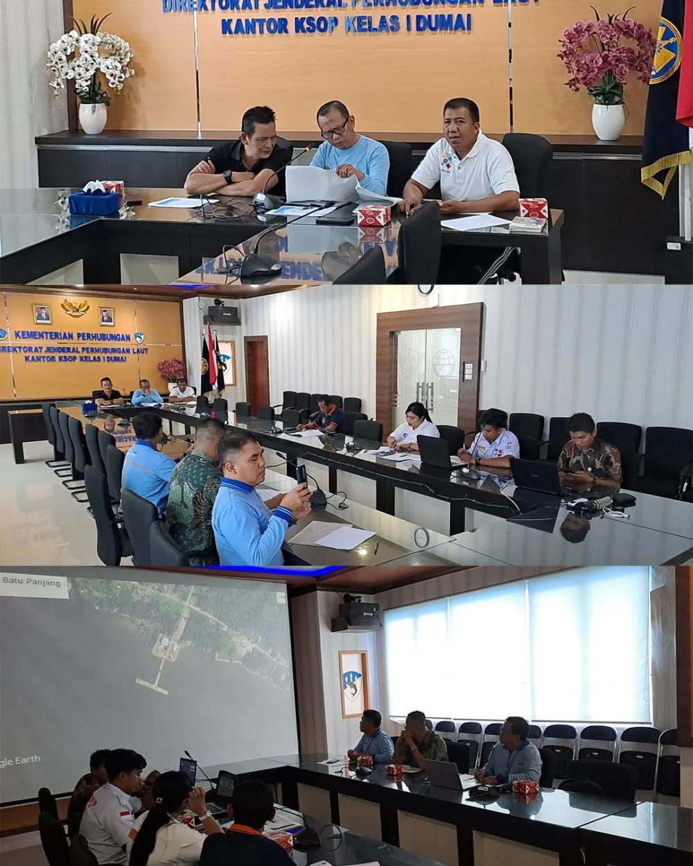 KANTOR KSOP KELAS I DUMAI RAPAT BERSAMA PT BAHARI PELABUHAN INDONESIA