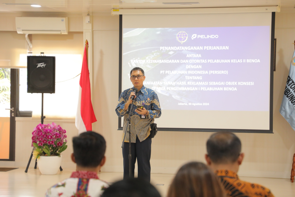 Kementerian Perhubungan dan PT. Pelindo Tandatangani Perjanjian Strategis Pemanfaatan Tanah Reklamasi di Pelabuhan Benoa