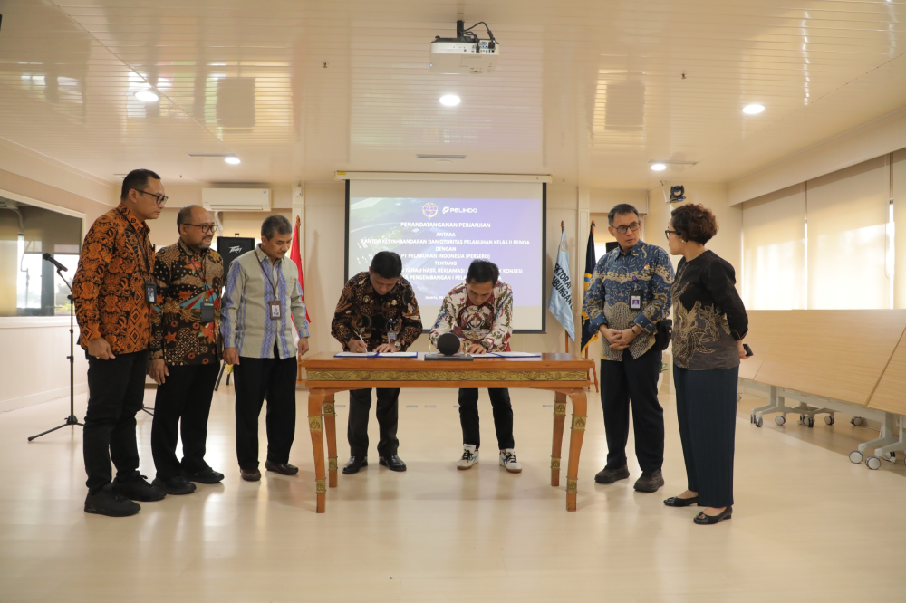 Kementerian Perhubungan dan PT. Pelindo Tandatangani Perjanjian Strategis Pemanfaatan Tanah Reklamasi di Pelabuhan Benoa