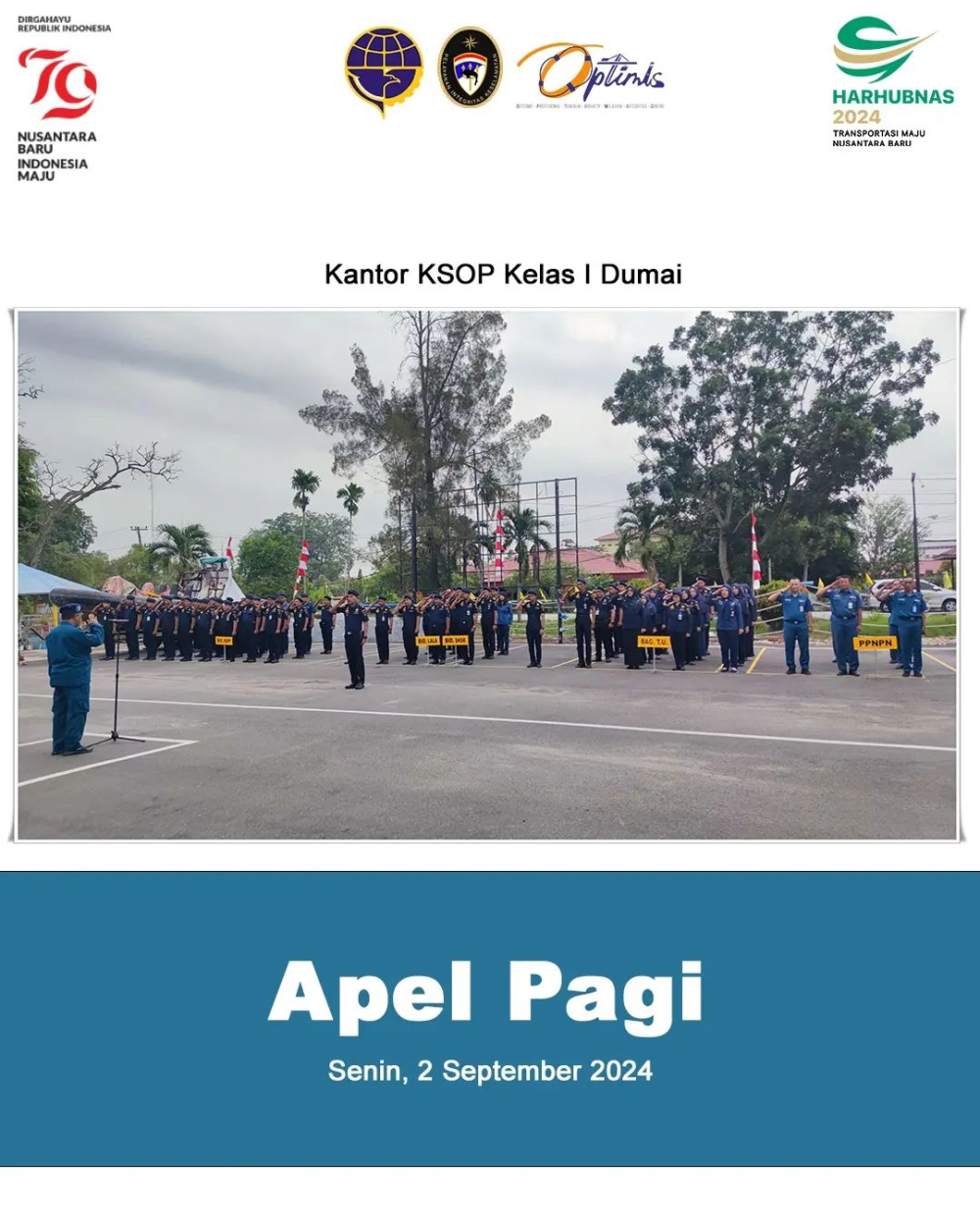 APEL PAGI KANTOR KSOP KELAS I DUMAI