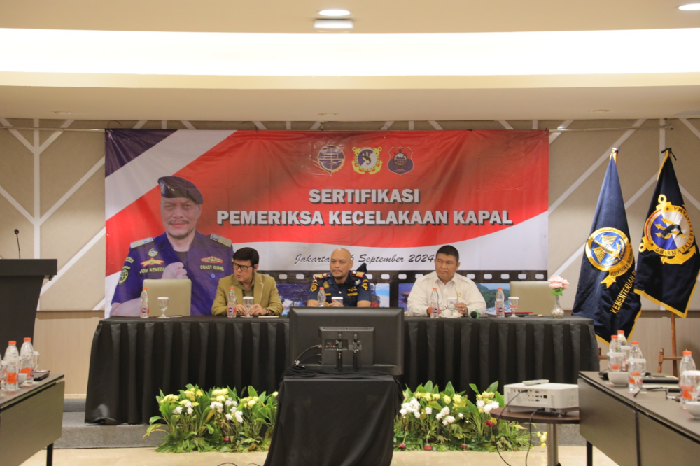 KEMENHUB GELAR SERTIFIKASI PEMERIKSA KECELAKAAN KAPAL