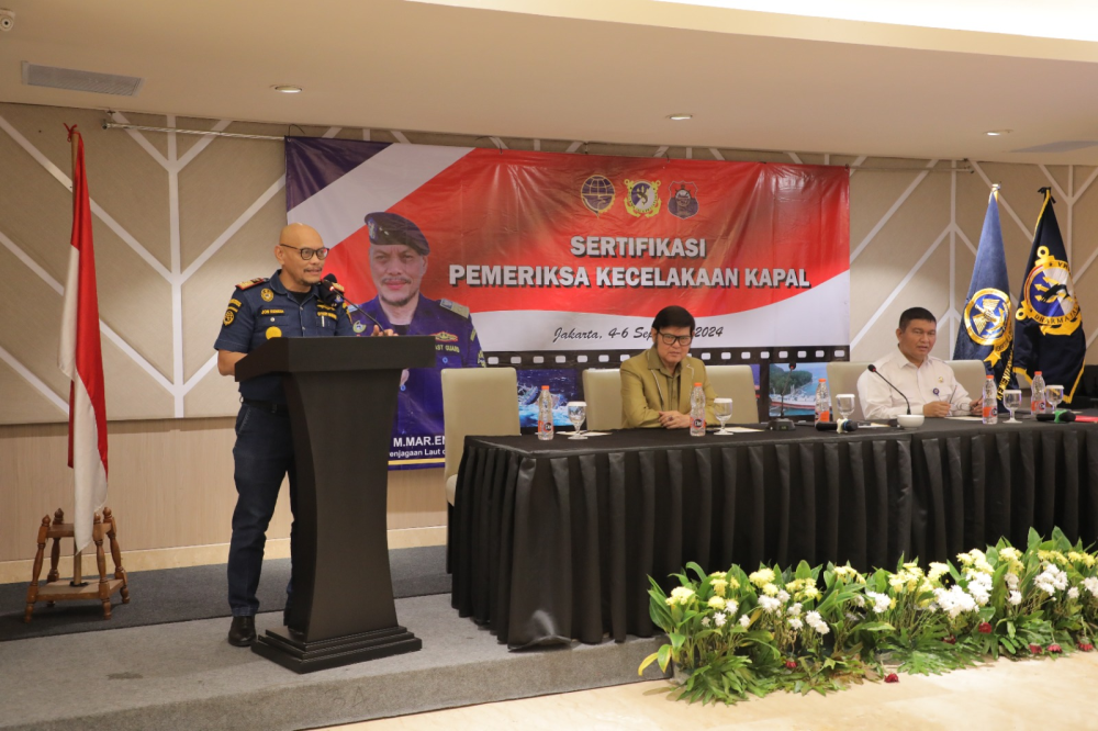 KEMENHUB GELAR SERTIFIKASI  PEMERIKSA KECELAKAAN KAPAL