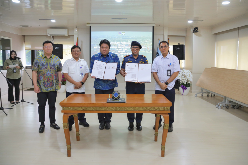 KEMENHUB BERIKAN HAK KONSESI PENGUSAHAAN JASA KEPELABUHANAN PELABUHAN TALANG DUKU KEPADA PT WAHYU SAMUDRA INDAH