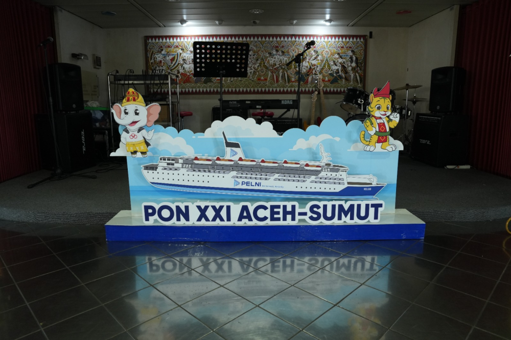Dukung PON XXI Aceh-Sumut, Kemenhub Fasilitasi Akomodasi Terapung Gratis Dengan KM. Kelud