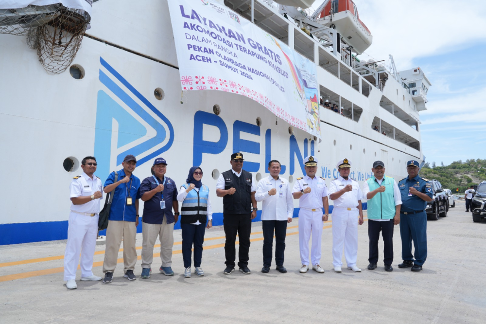 Dukung PON XXI Aceh-Sumut, Kemenhub Fasilitasi Akomodasi Terapung Gratis Dengan KM. Kelud