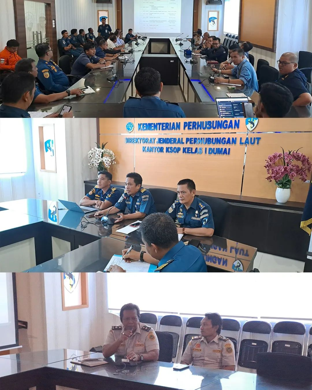 RAPAT PERSIAPAN KEGIATAN BERSIH PANTAI DALAM RANGKA MEMPERINGATI HARHUBNAS 2024
