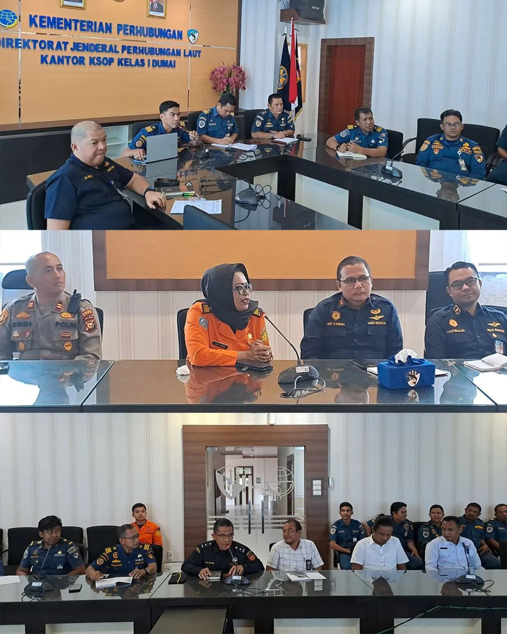 RAPAT PERSIAPAN KEGIATAN BERSIH PANTAI DALAM RANGKA MEMPERINGATI HARHUBNAS 2024