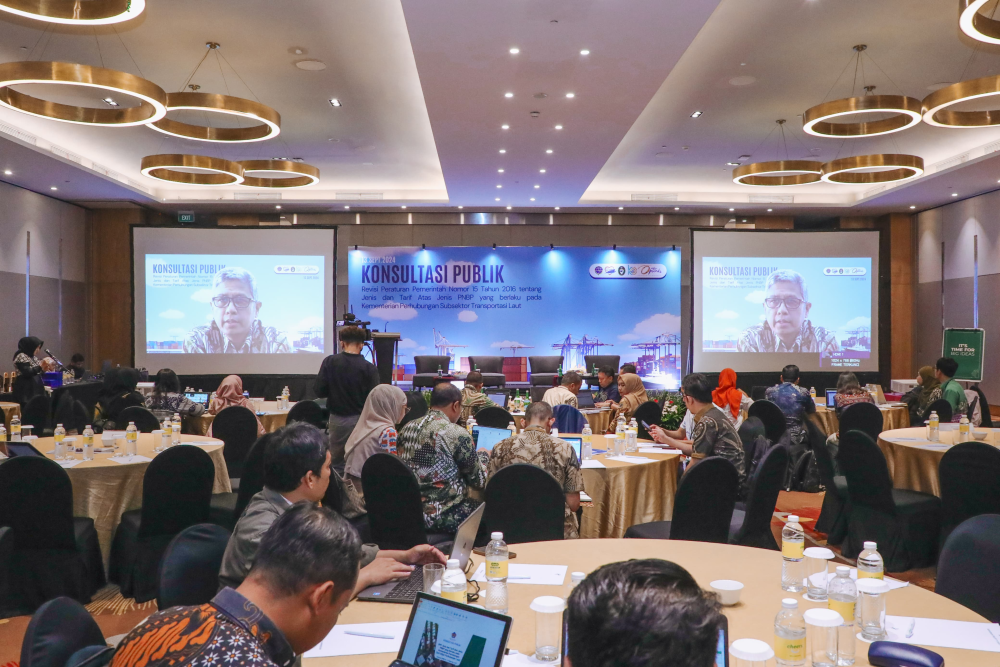 Penyesuaian Tarif PNBP Sektor Perhubungan Laut, Kemenhub Gelar Konsultasi Publik Revisi PP 15 Tahun 2016
