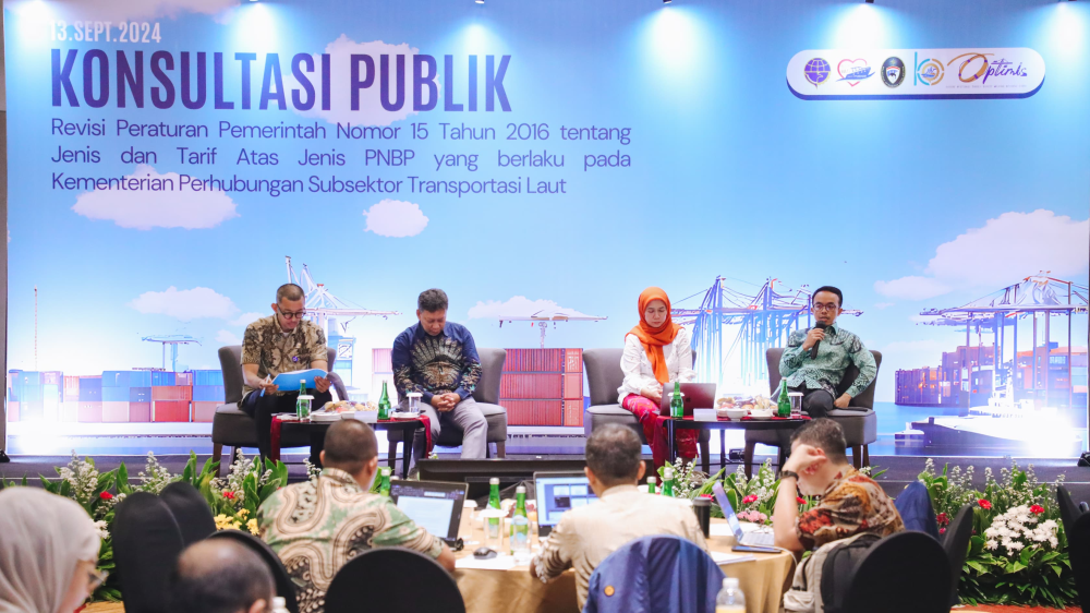 Penyesuaian Tarif PNBP Sektor Perhubungan Laut, Kemenhub Gelar Konsultasi Publik Revisi PP 15 Tahun 2016