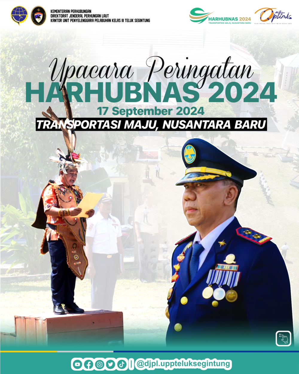 Upacara Peringatan Hari Perhubungan Nasional Tahun 2024