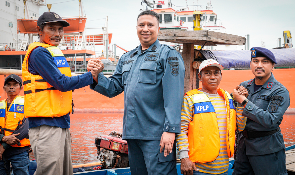 Apel Pagi dan Sosialisasi Keselamatan Pelayaran