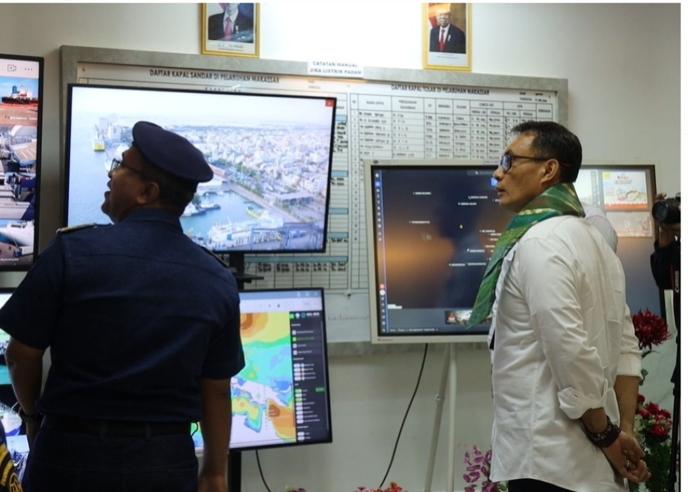 Perkuat Pengawasan Pelabuhan, Kemenhub Resmikan Miniatur MCC di KSOP Utama Makassar