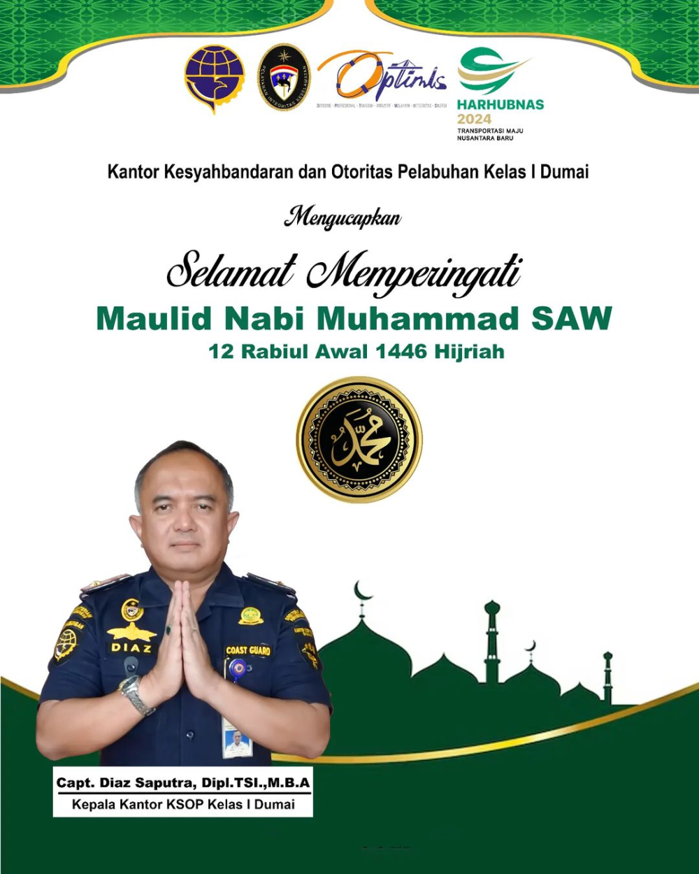 Selamat memperingati Maulid Nabi Muhammad SAW