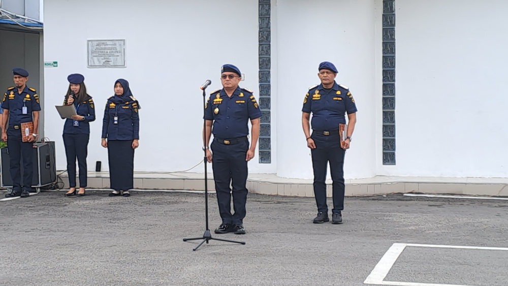 upacara bendera memperingati hari perhubungan nasional tahun 2024