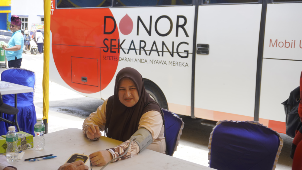 Kantor KSOP Kelas I Dumai mengikuti kegiatan Donor Darah