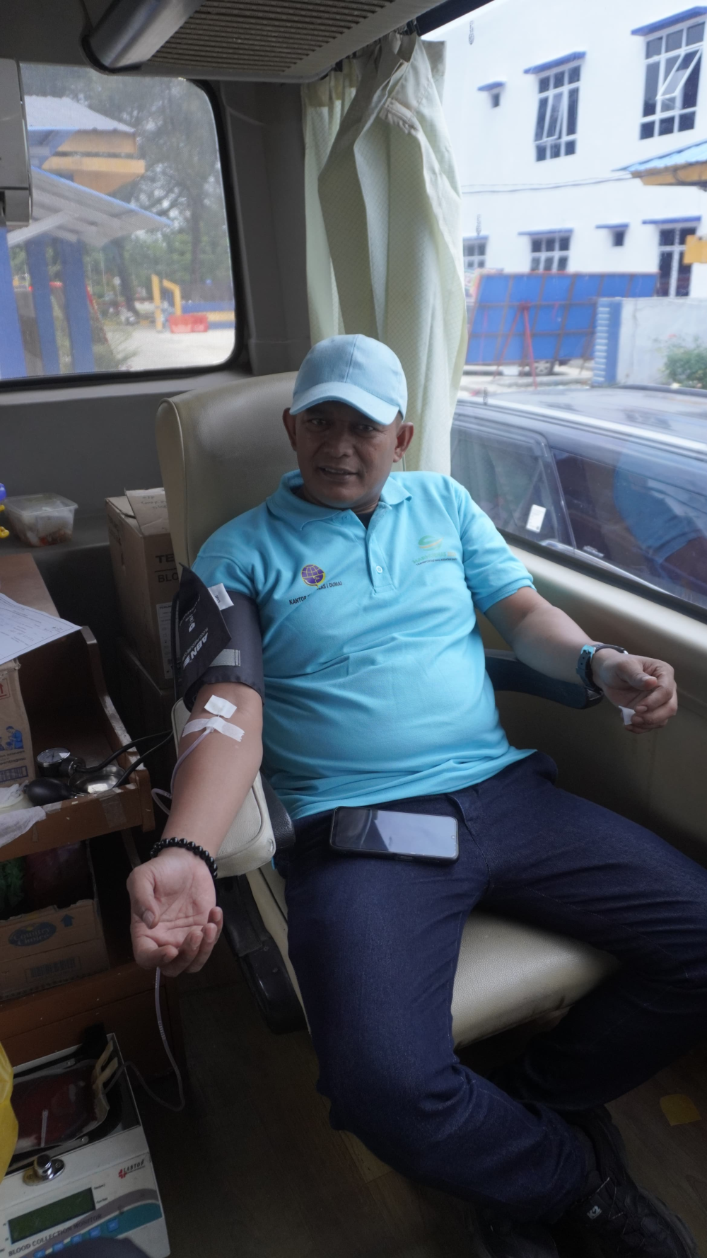Kantor KSOP Kelas I Dumai mengikuti kegiatan Donor Darah