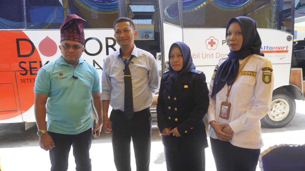 Kantor KSOP Kelas I Dumai mengikuti kegiatan Donor Darah
