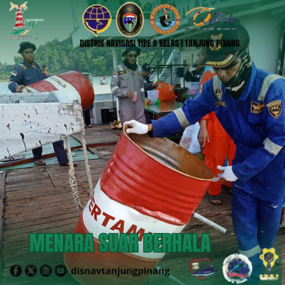 Kegiatan Aplousing Tim KN.Jadayat di Menara Suar Zuid Bruder