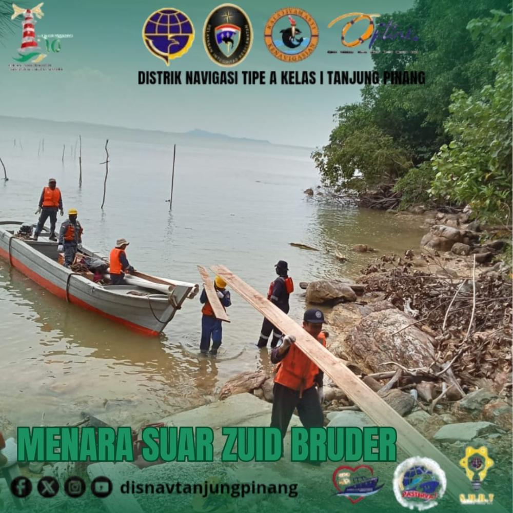 Kegiatan Aplousing Tim Armada KN.Jadayat di Menara Suar Muci