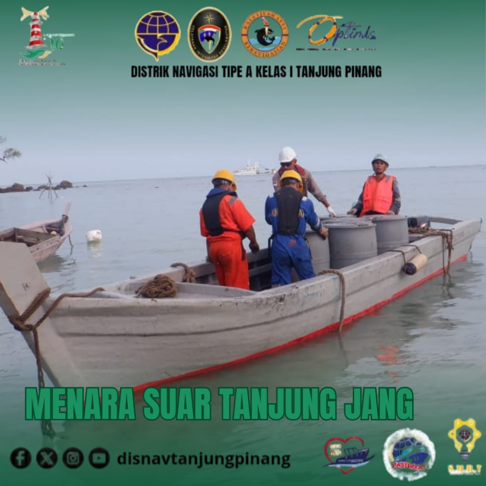 Kegiatan Aplousing Tim Armada KN.Jadayat di Menara Suar Tanjung Jang