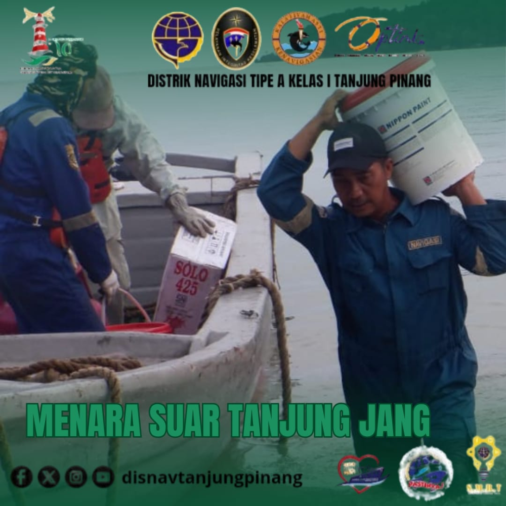 Kegiatan Aplousing Tim Armada KN.Jadayat di Menara Suar Tanjung Jang