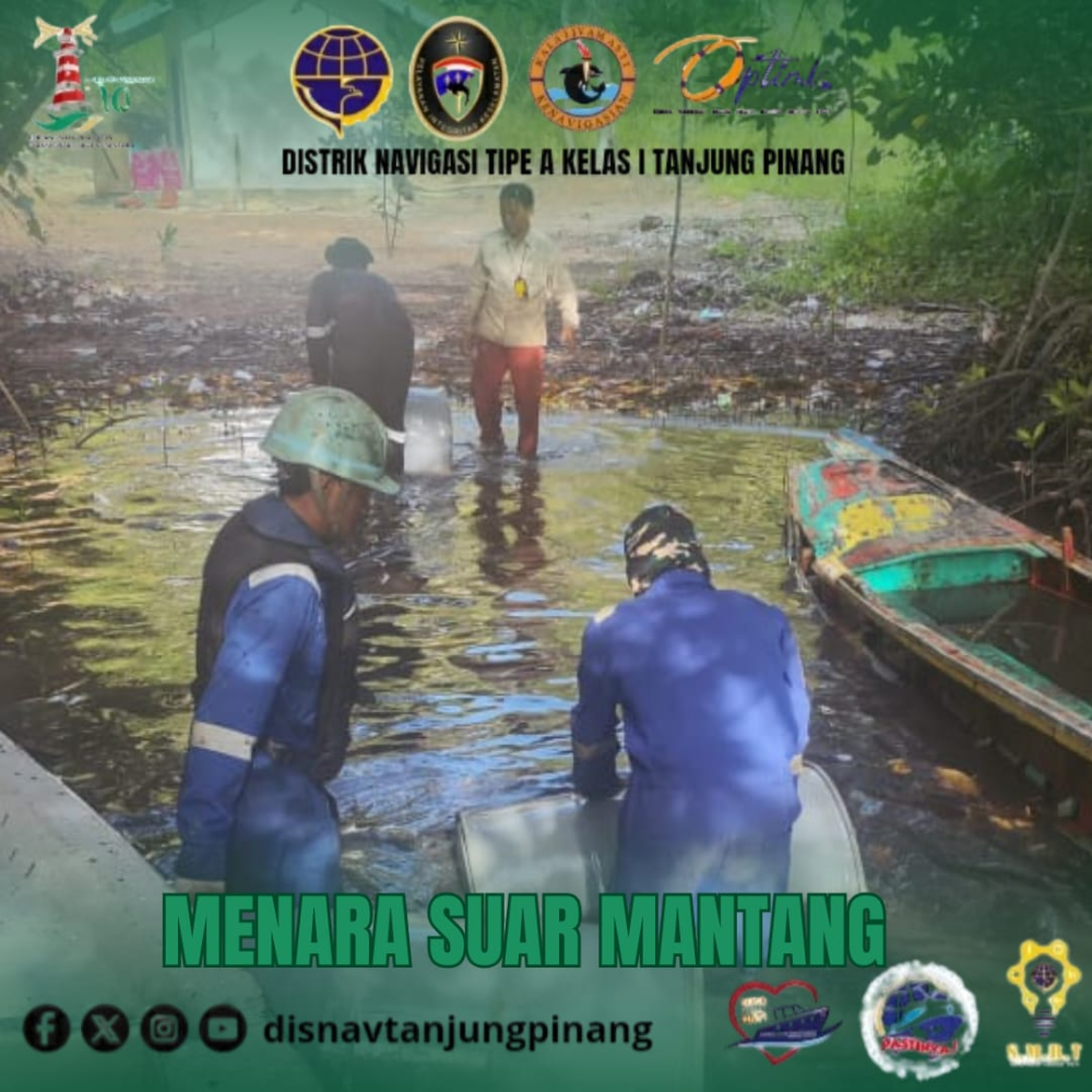 Kegiatan Aplousing Tim Armada KN.Jadayat di Menara Suar Mantang