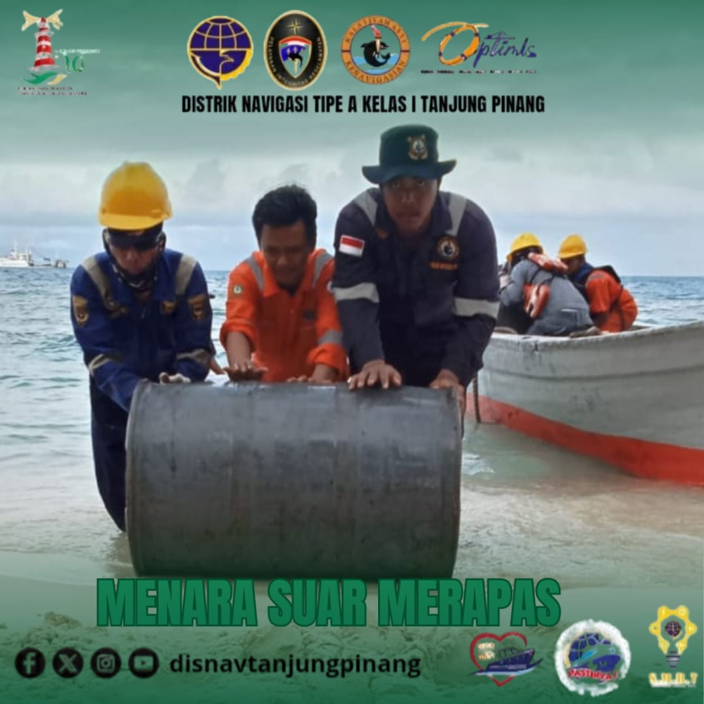 Kegiatan Aplousing Tim Armada KN.Jadayat di Menara Suar Mantang