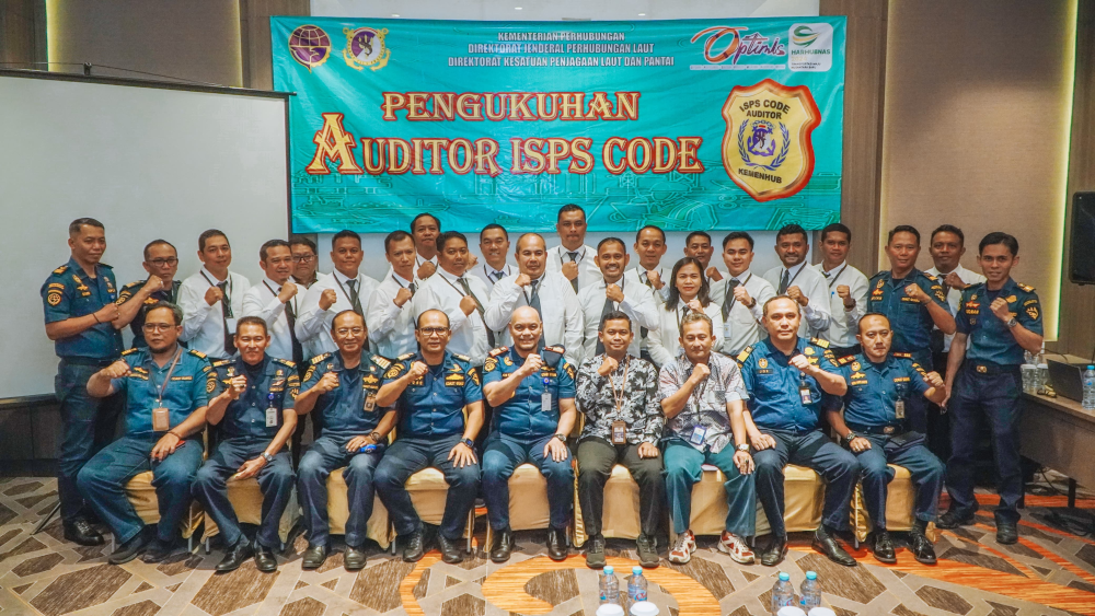 TINGKATKAN PENGAWASAN KEAMANAN PELAYARAN, KEMENHUB GELAR PENGUKUHAN AUDITOR ISPS CODE