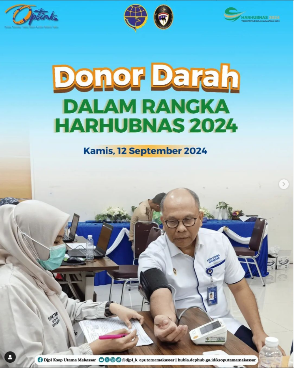 Donor Darah Harhubnas Tahun 2024